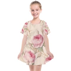 Roses-58 Kids  Smock Dress by nateshop