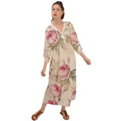 Roses-58 Grecian Style  Maxi Dress by nateshop