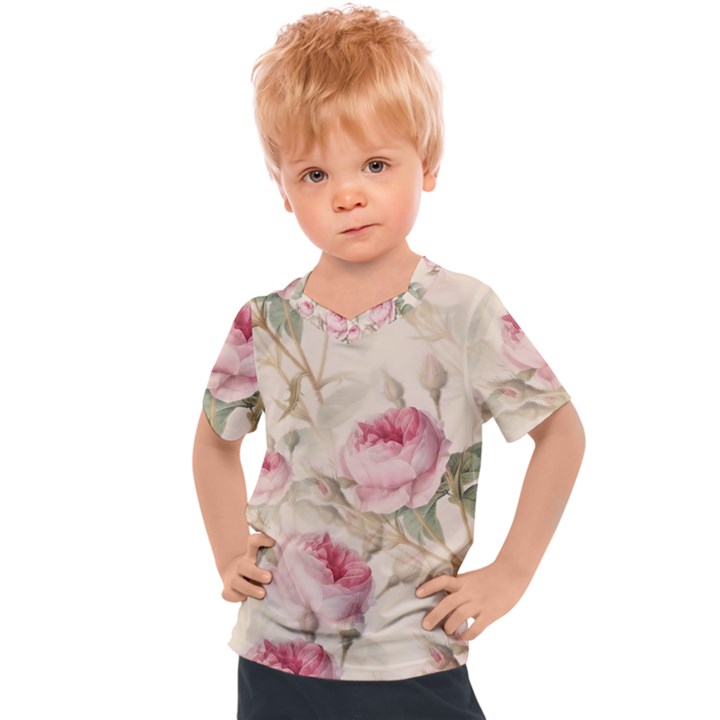 Roses-58 Kids  Sports Tee