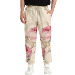 Roses-58 Men s Elastic Waist Pants