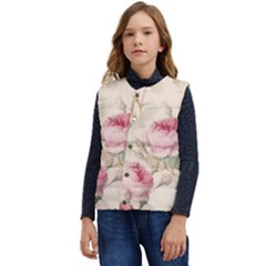 Roses-58 Kid s Short Button Up Puffer Vest	 by nateshop