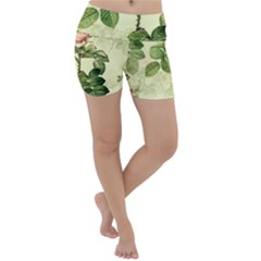 Roses-59 Lightweight Velour Yoga Shorts by nateshop