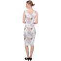 Roses-white Sleeveless Pencil Dress View4