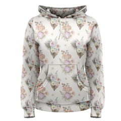 Roses-white Women s Pullover Hoodie by nateshop