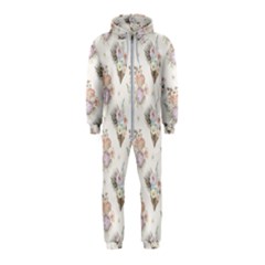 Roses-white Hooded Jumpsuit (kids) by nateshop