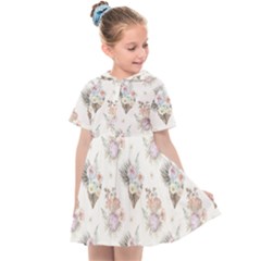 Roses-white Kids  Sailor Dress by nateshop