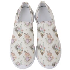 Roses-white Men s Slip On Sneakers by nateshop