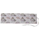 Roses-white Roll Up Canvas Pencil Holder (L) View2