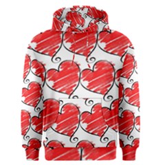 Seamless-heart-red Men s Core Hoodie