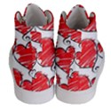 Seamless-heart-red Men s Hi-Top Skate Sneakers View4