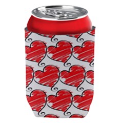 Seamless-heart-red Can Holder by nateshop