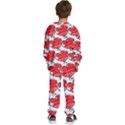 Seamless-heart-red Kids  Sweatshirt set View4