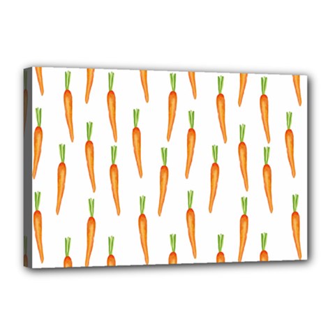 Carrot Canvas 18  X 12  (stretched) by SychEva