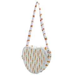 Carrot Heart Shoulder Bag by SychEva