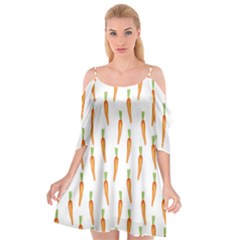 Carrot Cutout Spaghetti Strap Chiffon Dress by SychEva