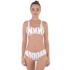 Carrot Criss Cross Bikini Set by SychEva