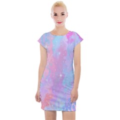 Space-25 Cap Sleeve Bodycon Dress by nateshop