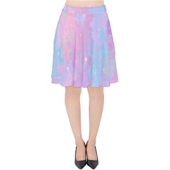 Space-25 Velvet High Waist Skirt by nateshop