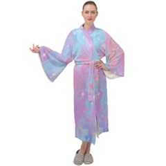 Space-25 Maxi Velvet Kimono by nateshop