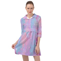 Space-25 Mini Skater Shirt Dress by nateshop