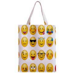 Smilie 123 Zipper Classic Tote Bag by nateshop