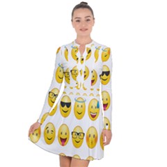 Smilie 123 Long Sleeve Panel Dress by nateshop