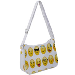 Smilie 123 Zip Up Shoulder Bag