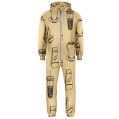 Coffee-56 Hooded Jumpsuit (men) by nateshop