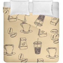 Coffee-56 Duvet Cover Double Side (king Size) by nateshop