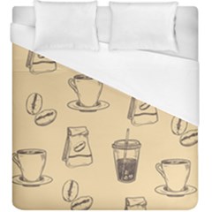 Coffee-56 Duvet Cover (king Size) by nateshop