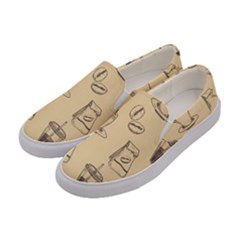 Coffee-56 Women s Canvas Slip Ons by nateshop