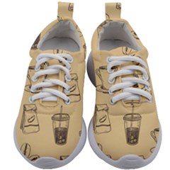 Coffee-56 Kids Athletic Shoes by nateshop