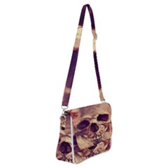 Day-of-the-dead Shoulder Bag With Back Zipper by nateshop