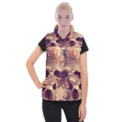 Day-of-the-dead Women s Button Up Vest by nateshop