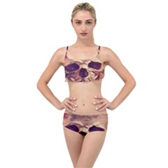 Day-of-the-dead Layered Top Bikini Set by nateshop