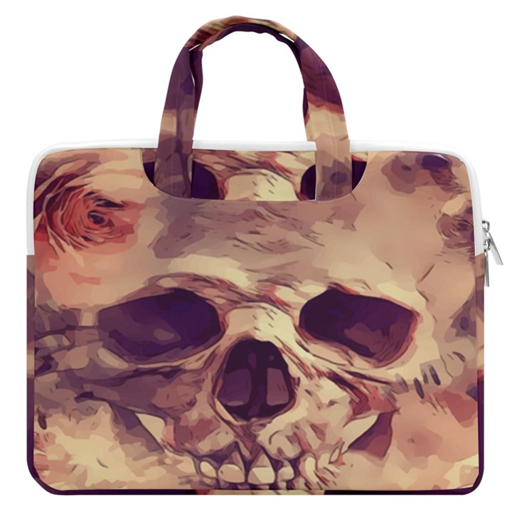 Day-of-the-dead MacBook Pro 16  Double Pocket Laptop Bag 