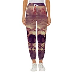 Day-of-the-dead Women s Cropped Drawstring Pants by nateshop