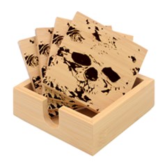 Day-of-the-dead Bamboo Coaster Set by nateshop