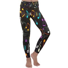 Fabric-65 Kids  Lightweight Velour Classic Yoga Leggings by nateshop