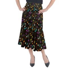 Fabric-65 Midi Mermaid Skirt by nateshop