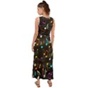 Fabric-65 V-Neck Chiffon Maxi Dress View2