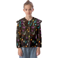 Fabric-65 Kids  Peter Pan Collar Blouse by nateshop