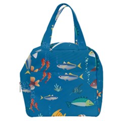 Fish-73 Boxy Hand Bag by nateshop