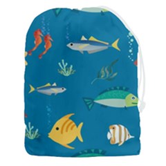 Fish-73 Drawstring Pouch (3xl) by nateshop