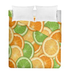 Fruits-orange Duvet Cover Double Side (full/ Double Size) by nateshop