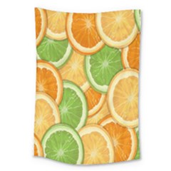 Fruits-orange Large Tapestry by nateshop