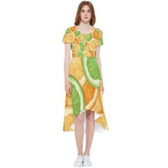 Fruits-orange High Low Boho Dress by nateshop