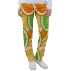 Fruits-orange Women s Casual Pants