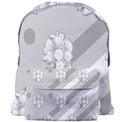 Strip-gray Giant Full Print Backpack by nateshop