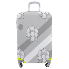 Strip-gray Luggage Cover (medium) by nateshop